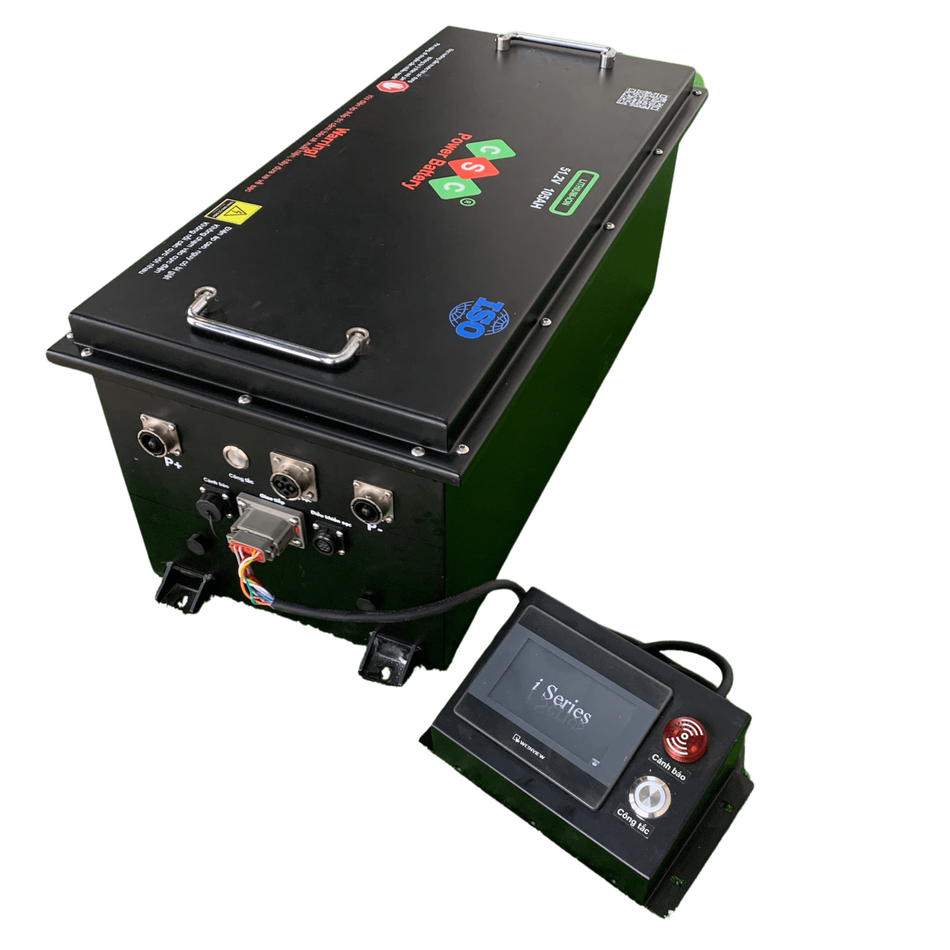 Pin Lithium 60V52Ah- PIN CHO XE THU GOM RÁC